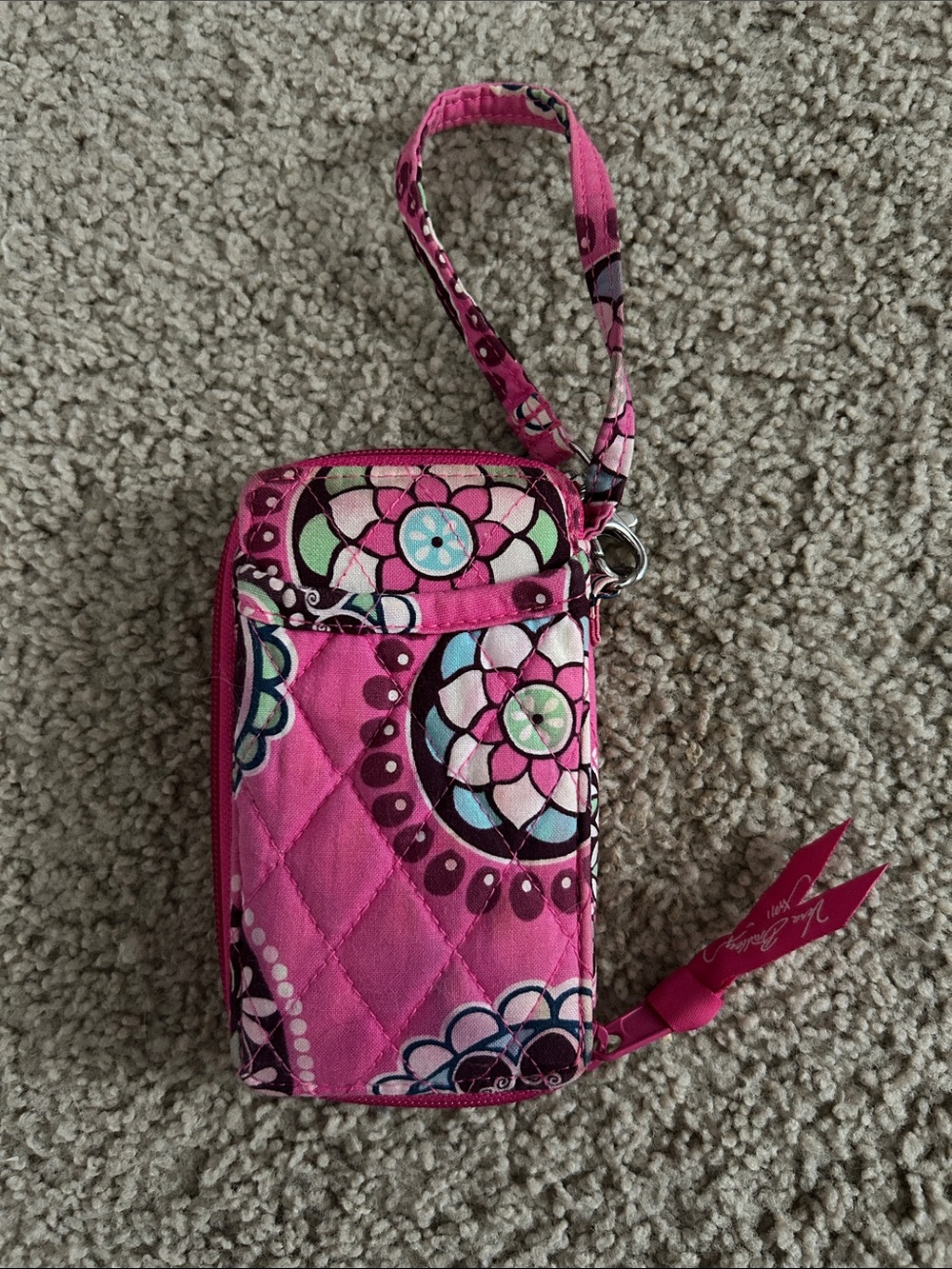 vintage vera bradley zip ID case